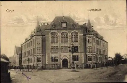 Ak Kleve am Niederrhein, Gymnasium