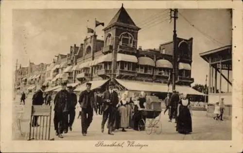 Ak Vlissingen Zeeland Niederlande, Strandhotel