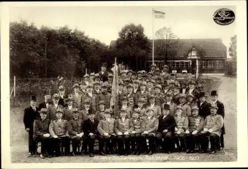 Ak Hamburg Wandsbek Rahlstedt Altrahlstedt, 25 Jahre Schützenverein 1931, Gruppenportrait