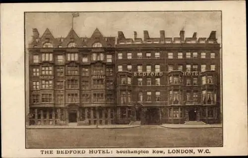 Ak London England, The Bedford Hotel, Southampton Row