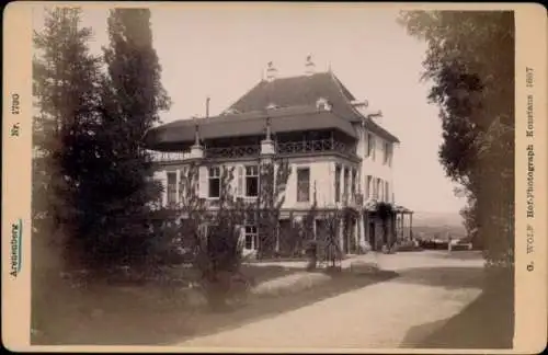 Kabinett Foto Salenstein Kanton Thurgau, Schloss Arenenberg