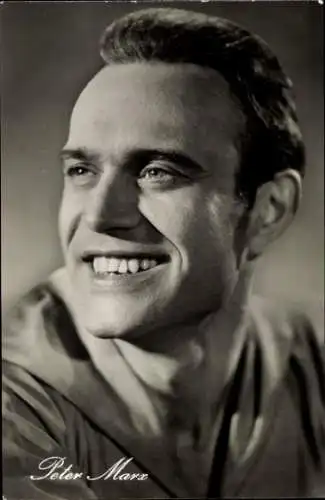 Ak Schauspieler Peter Marx, Defa 1160, Portrait, Film Anna Susanna, Letzte Heuer