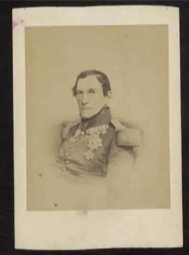 CdV Portrait Leopold I. König von Belgien