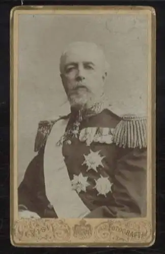 CdV Portrait Oskar II. König von Schweden und Norwegen