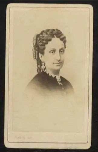 CdV Portrait Luisa Fernanda Herzogin v. Montpensier, geb. von Spanien