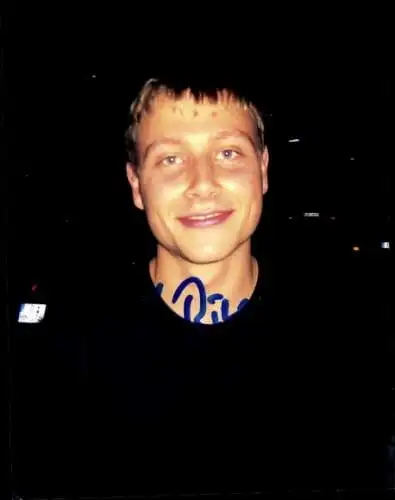 Ak Schauspieler Max Riemelt, Portrait, Autogramm