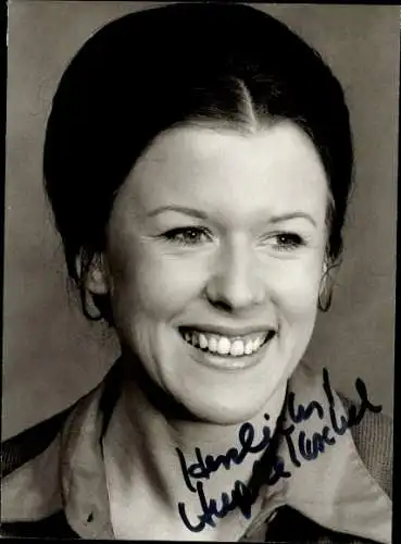 Ak Schauspielerin Angela Koschel, Portrait, Autogramm