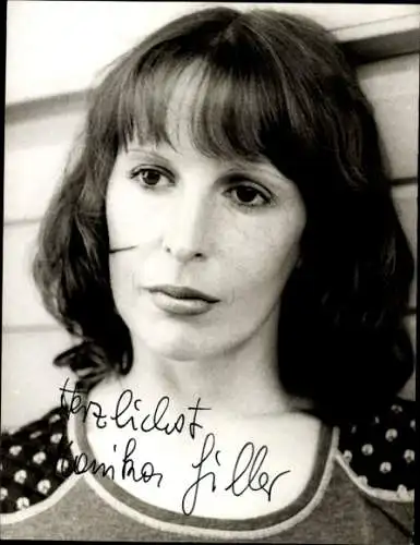 Ak Schauspielerin Monika Giller, Portrait, Autogramm