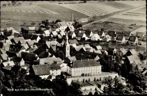 Ak Vörden Marienmünster in Westfalen, Luftbild