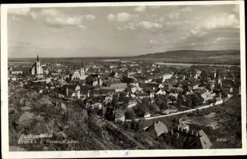 Ak Krems an der Donau Niederösterreich, Gesamtansicht, Wachau