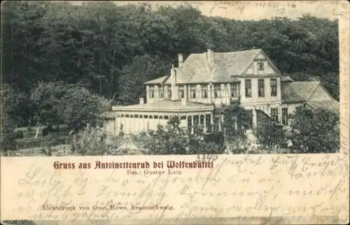 Ak Wolfenbüttel in Niedersachsen, Antoinettenruh