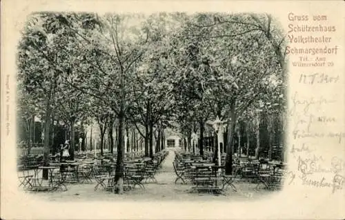 Ak Berlin Wilmersdorf Schmargendorf, Schützenhaus Volkstheater