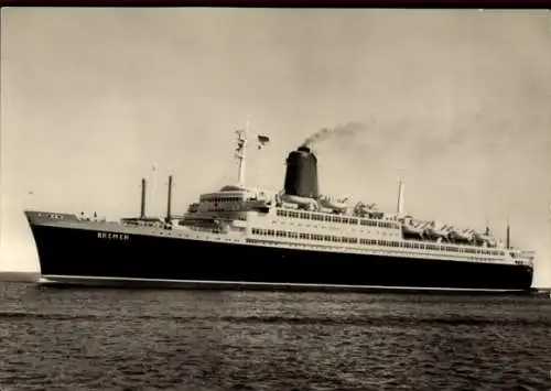 Ak Vierschrauben TS Bremen, Dampfschiff, Norddeutscher Lloyd