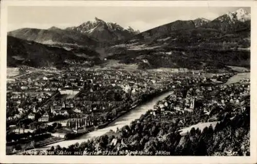 Ak Innsbruck in Tirol, Gesamtansicht, Nockspitze