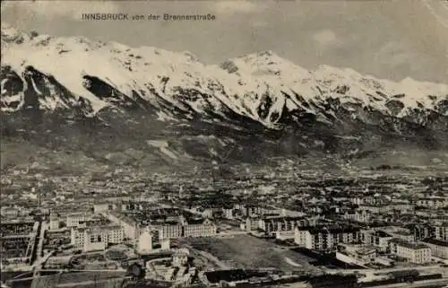 Ak Innsbruck in Tirol, Blick von der Brennerstraße