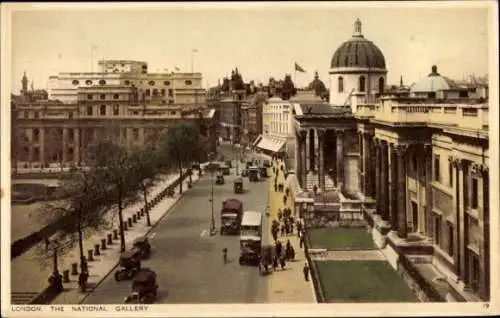 Ak London City England, National Gallery