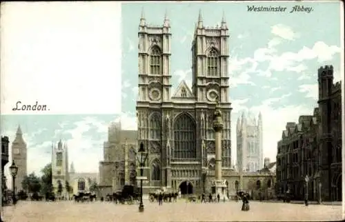 Ak City of Westminster London England, Westminster Abbey