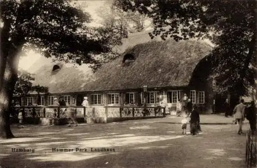 Ak Hamburg Mitte Hamm, Hammer Park, Landhaus