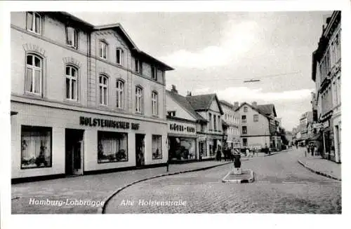 Ak Hamburg Bergedorf Lohbrügge, Alte Holstenstraße, Holsteinischer Hof, Geschäft