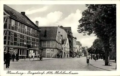 Ak Hamburg Bergedorf, Alte Holstenstraße, Geschäft Walter Martin