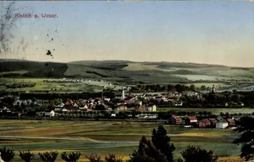 Ak Rinteln an der Weser, Panorama