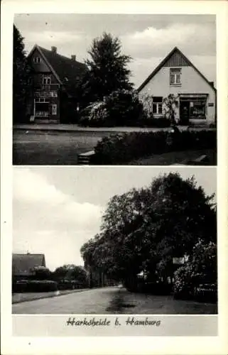Ak Harksheide Norderstedt Schleswig Holstein, Geschäfte, Straßenansichten