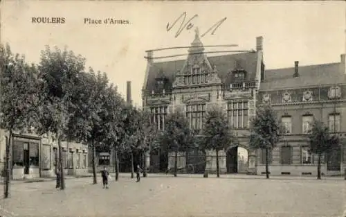 Ak Roeselare Roeselaere Rousselare Roulers Westflandern, Place d'Armes