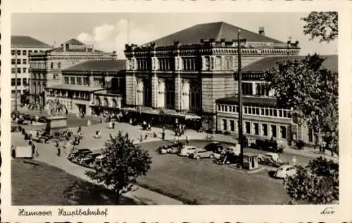 Ak Hannover in Niedersachsen, Hauptbahnhof