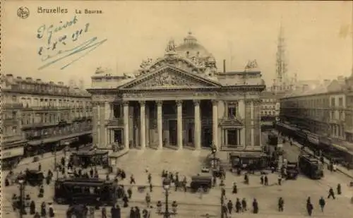 Ak Brüssel Brüssel, La Bourse