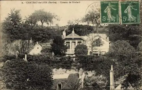 Ak Château du Loir Sarthe, Coteaux de Goulard