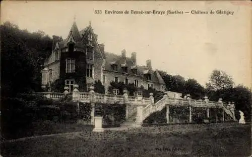 Ak Bessé sur Braye Sarthe, Château de Glatigny