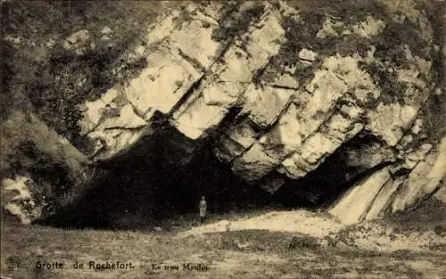 Ak Rochefort Wallonien Namur, Höhle, das Maulin-Loch