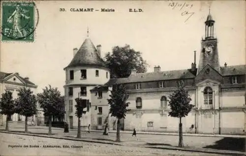 Ak Clamart Hauts de Seine, Rathaus