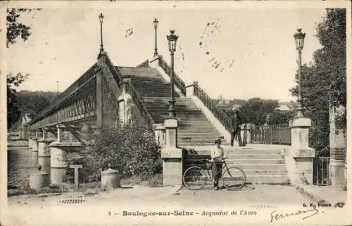 Ak Boulogne sur Seine Hauts de Seine, Avre-Aquädukt