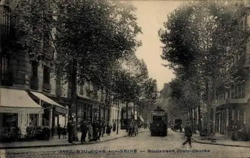 Ak Boulogne sur Seine Hauts de Seine, Boulevard Jean-Jaures