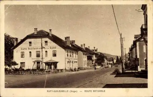 Ak Rupt sur Moselle Lothringen Vosges, Route Nationale