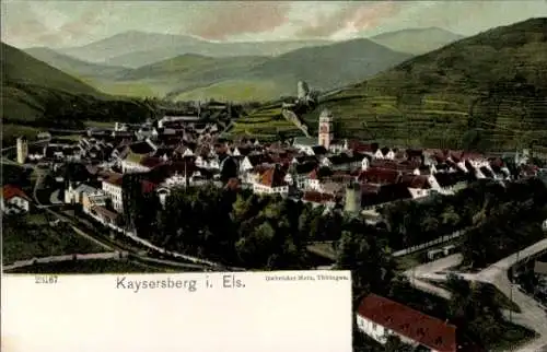 Ak Kaysersberg Elsass Haut Rhin, Gesamtansicht