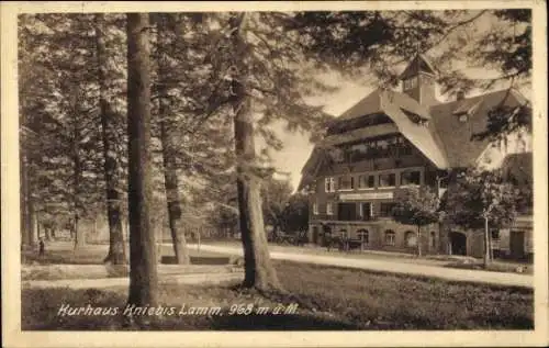 Ak Kniebis Freudenstadt im Schwarzwald, Kurhaus Lamm