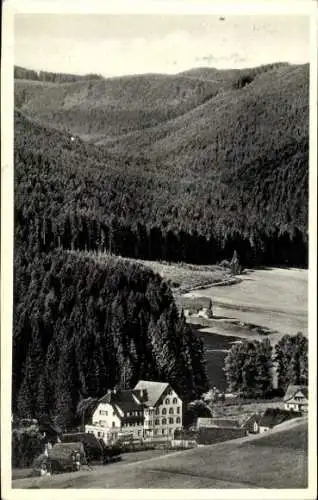 Ak Obertal Baiersbronn württ. Schwarzwald, Hotel Adler von Fritz Näumann