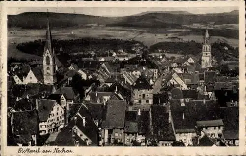 Ak Rottweil am Neckar, Panorama