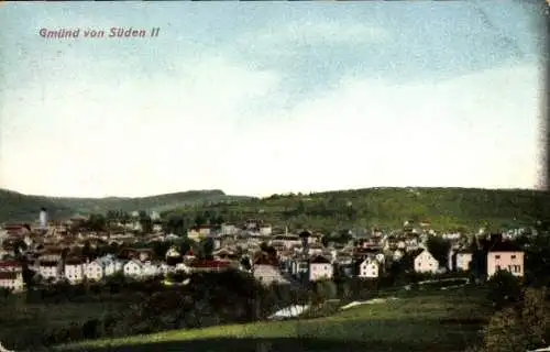 Ak Schwäbisch Gmünd, Gmünd von Süden