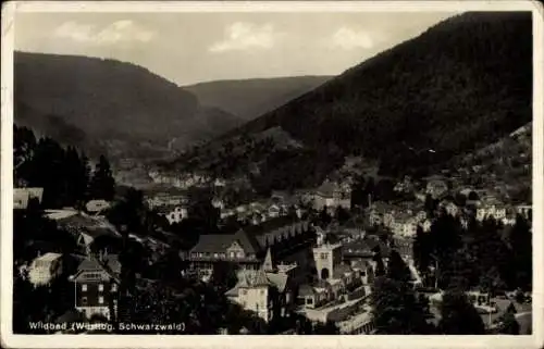 Ak Bad Wildbad im Schwarzwald, Gesamtansicht