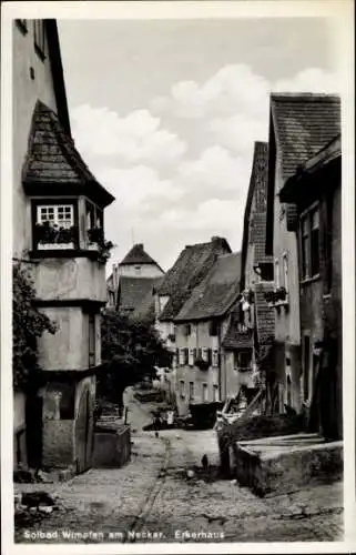 Ak Bad Wimpfen am Neckar, Erkerhaus