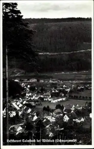 Ak Calmbach Bad Wildbad im Schwarzwald, Gesamtansicht