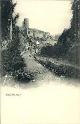 Ak Kaysersberg Elsass Haut Rhin, Blick zur Burg