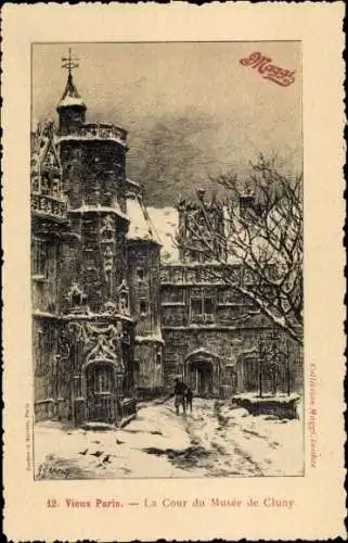 Litho Paris V., Das Cluny Museum, Maggi Reklame