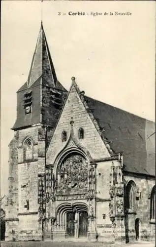 Ak Corbie Somme, Kirche