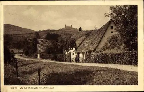 Ak Andlau Alsace Bas Rhin, Schloss