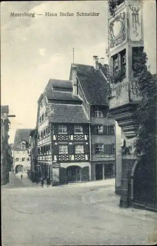 Ak Meersburg am Bodensee, Haus Stefan Schneider