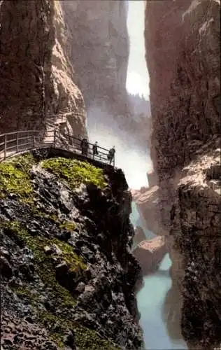 Ak Tiefenbach Oberstdorf im Oberallgäu, Breitachklamm